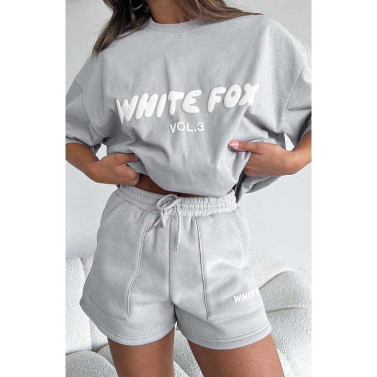 W-Short-sleeved Pullover Shorts Two-piece Set（3051）W-Short-sleeved Pullover Shorts Two-piece Set（3051）