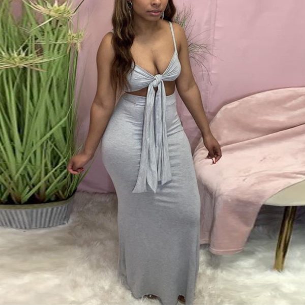 Suspender Backless Tight Skirt Suit(D1294)Suspender Backless Tight Skirt Suit(D1294)