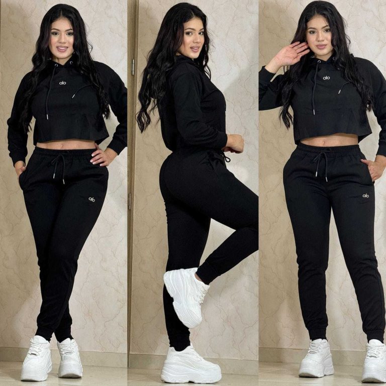 Alo-Hooded Sweatshirt and Pants (J5257)Alo-Hooded Sweatshirt and Pants (J5257)