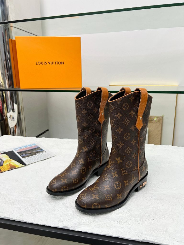 L- Classic Flower Print Boots (DP2502）L- Classic Flower Print Boots (DP2502）