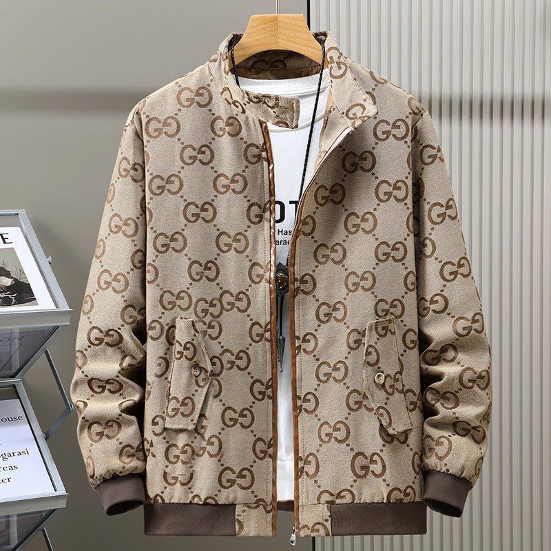 Canvas Jacket with Stand-up Collar (6626)Canvas Jacket with Stand-up Collar (6626)