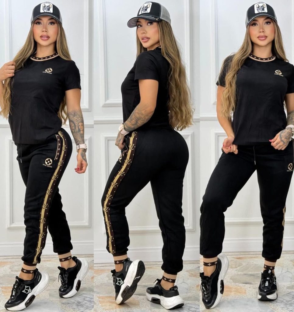 L-Short-sleeved Top and Trousers Set(J5126)L-Short-sleeved Top and Trousers Set(J5126)