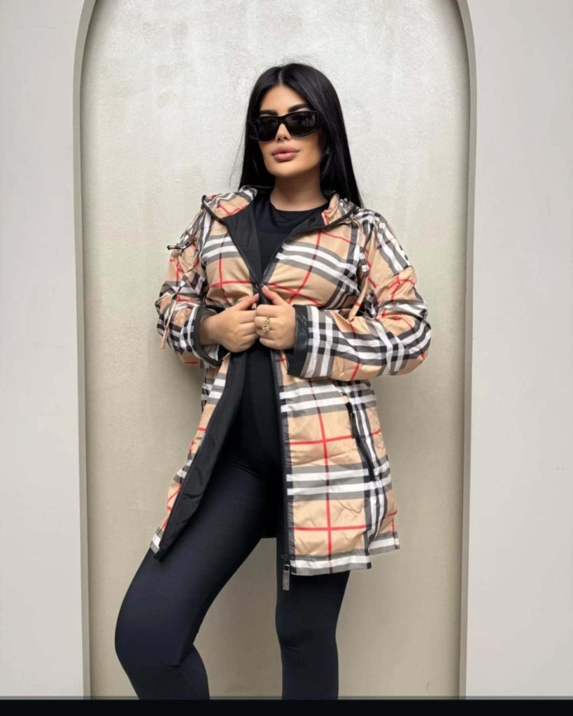 B-Long, Wide Trench Coat With Zipper Closure(Q6305)B-Long, Wide Trench Coat With Zipper Closure(Q6305)