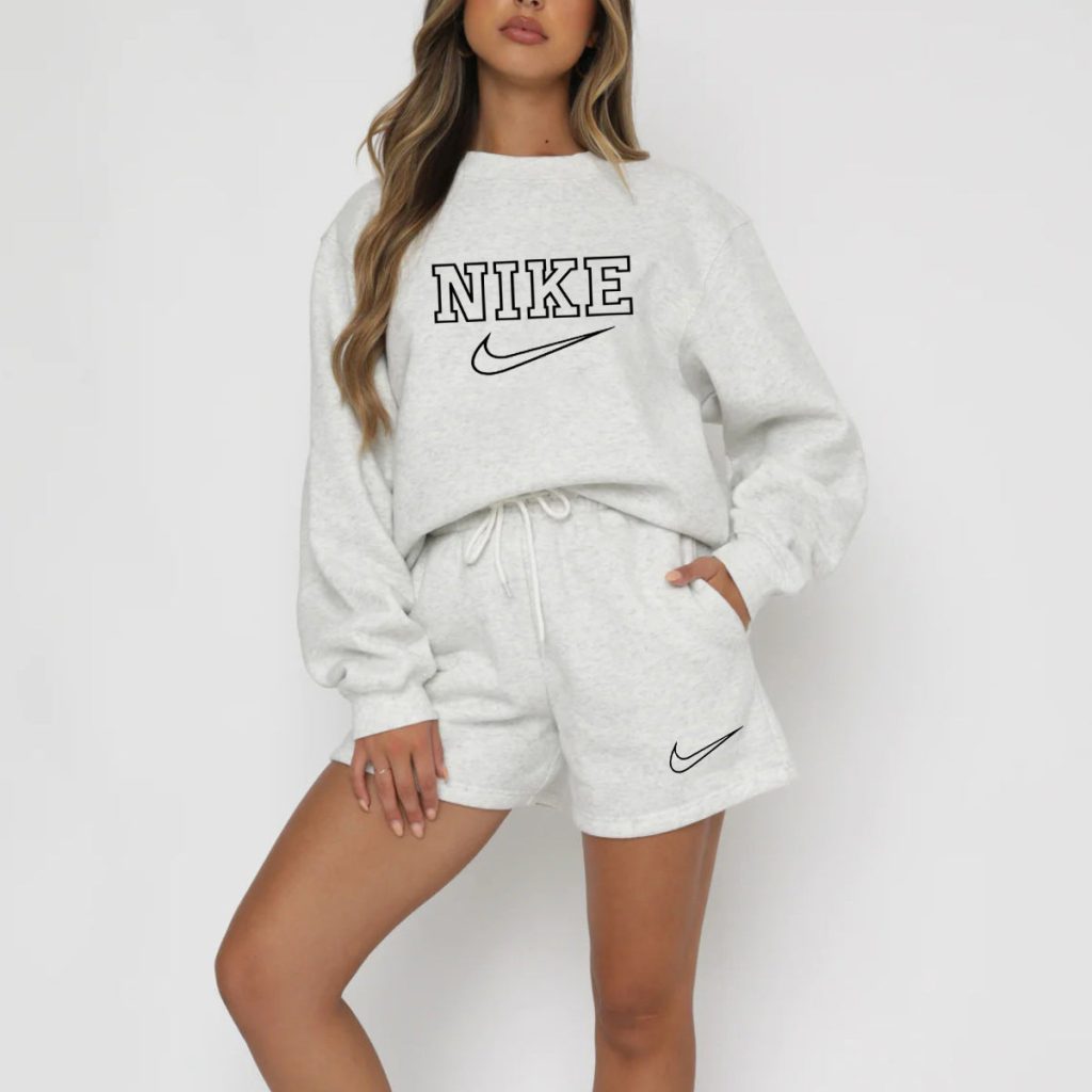 Women's Long-sleeved Sweatshirt + Shorts(XN565)Women's Long-sleeved Sweatshirt + Shorts(XN565)