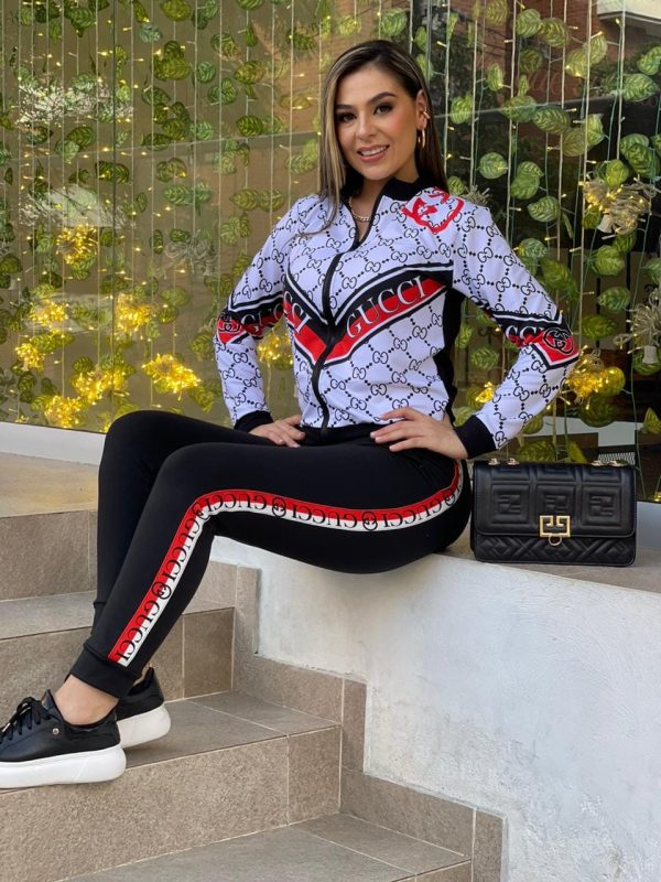 G-Fashion Print Two Piece Set(J2912)