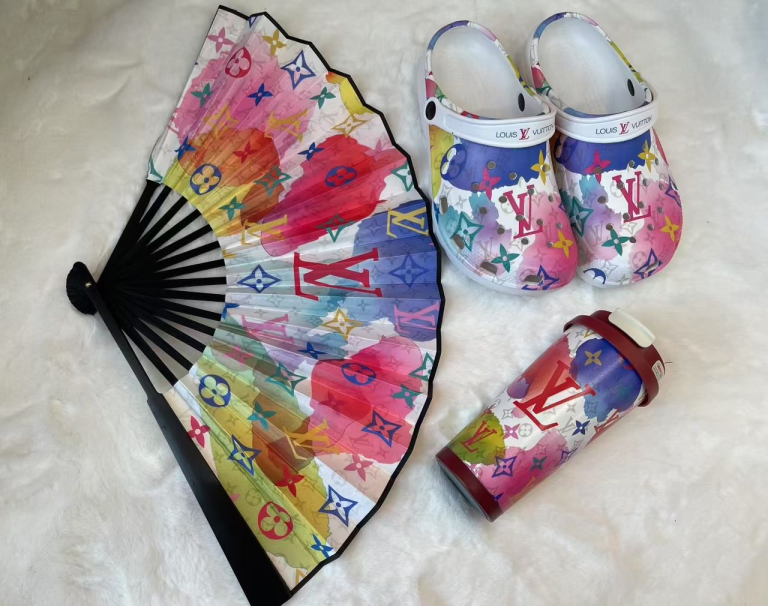 LV-Colored Tumblers&Fans&Crocs(BZ715)LV-Colored Tumblers&Fans&Crocs(BZ715)
