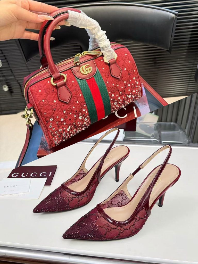 G-Red Bag& Red Heel Sandals(DPQC119)G-Red Bag& Red Heel Sandals(DPQC119)