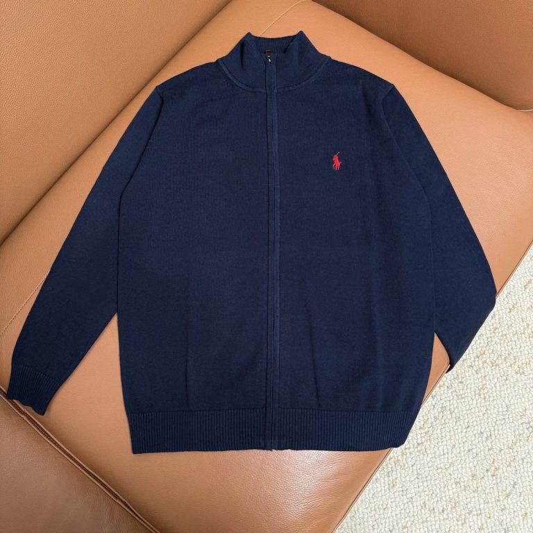 P-Men's Embroidered Zipper Sweater(GS401)P-Men's Embroidered Zipper Sweater(GS401)