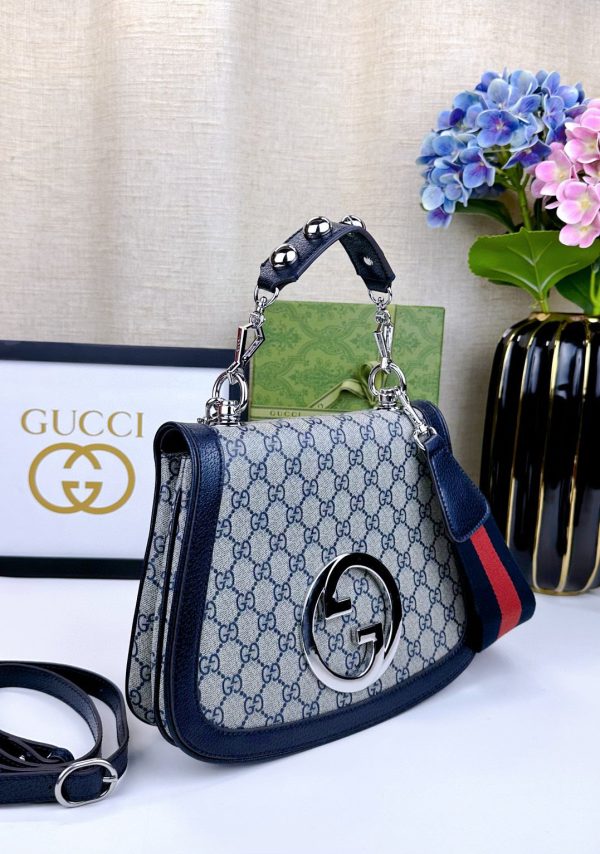 G-Round Interlocking  Medium Shoulder Bag(699210）G-Round Interlocking  Medium Shoulder Bag(699210）