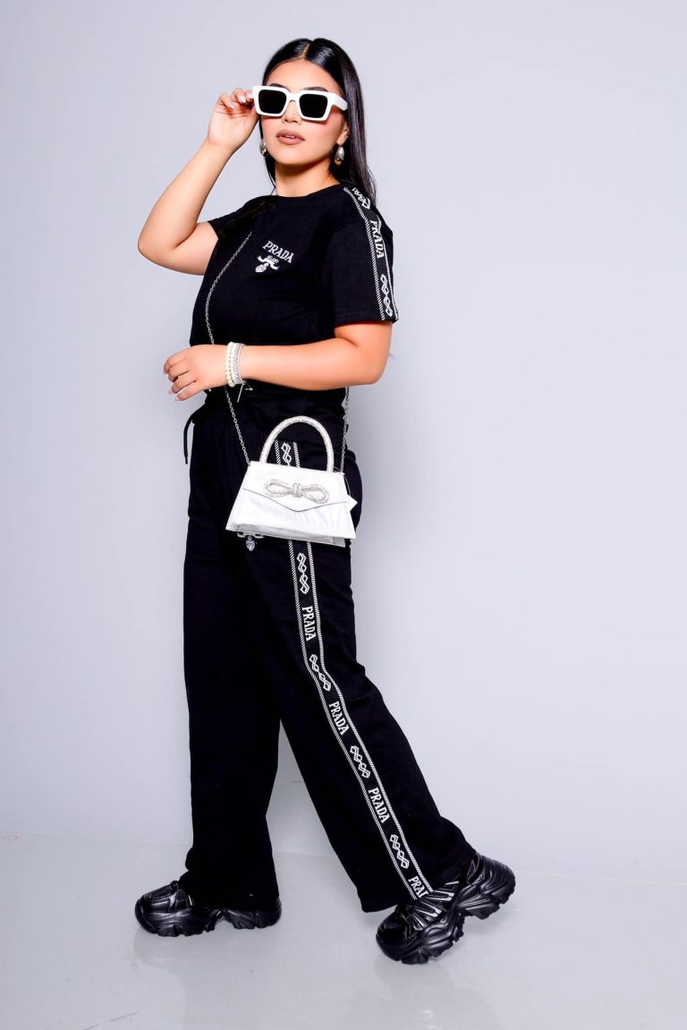 P-Round Neck Wide Leg Pants Two Piece Suit(J5031)P-Round Neck Wide Leg Pants Two Piece Suit(J5031)