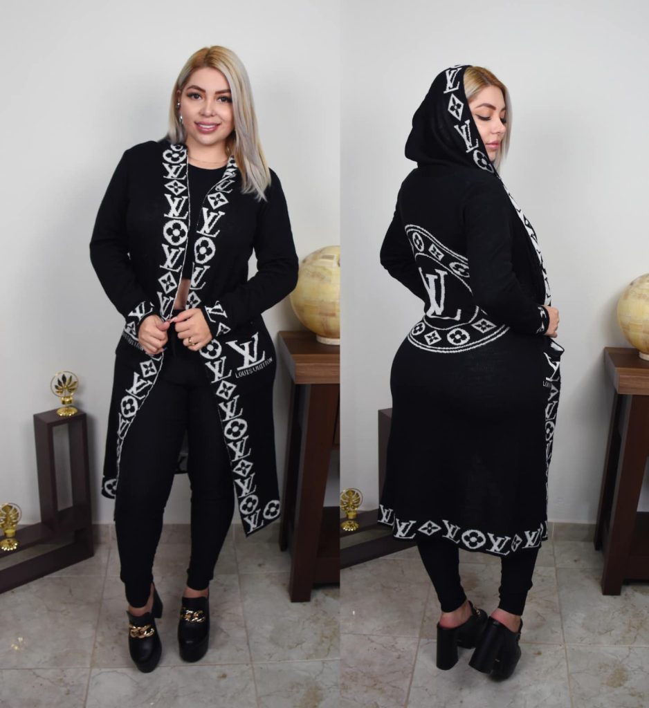 L-Knitted Hooded Cardigan(M4074)L-Knitted Hooded Cardigan(M4074)