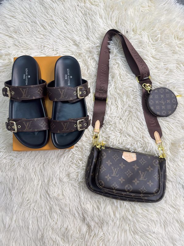 L-Crossbody Bag & Slides Set(SN108)L-Crossbody Bag & Slides Set(SN108)