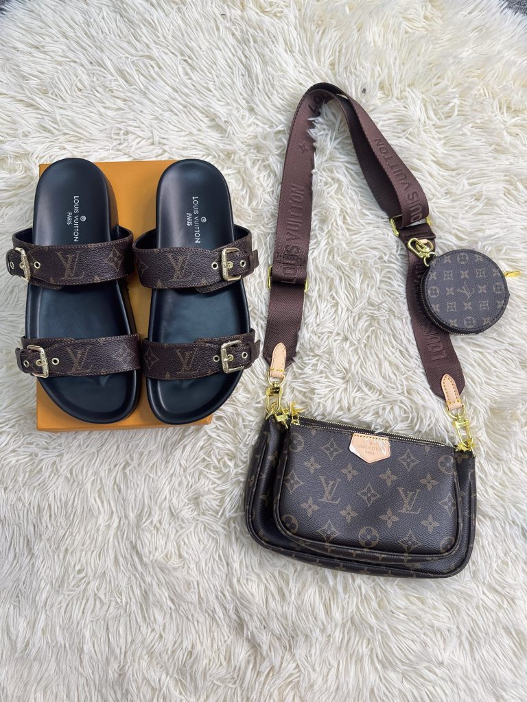 L-Crossbody Bag & Slides Set(SN108)L-Crossbody Bag & Slides Set(SN108)