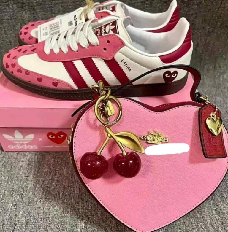 Pink Heart Women Bag& Shoes Set(JM16)Pink Heart Women Bag& Shoes Set(JM16)
