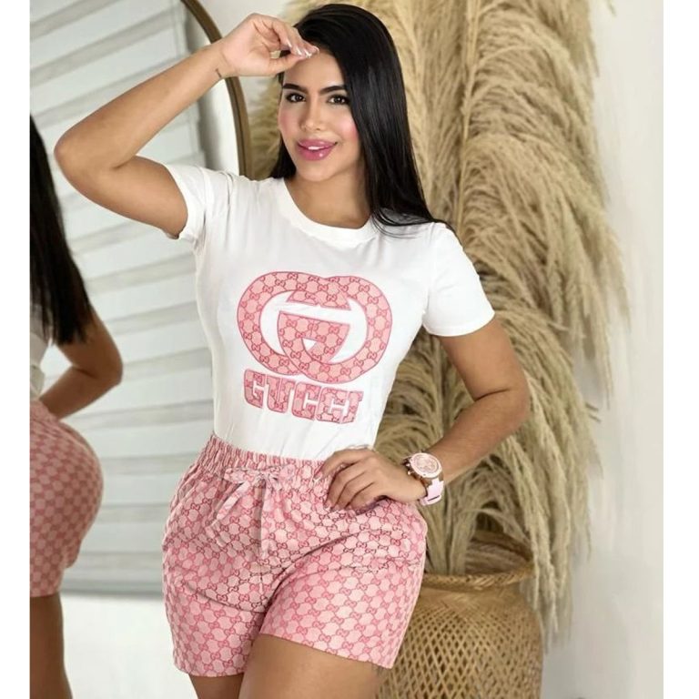 G-Printed Short Sleeve Shorts Suit or Printed Sneakers（Q6138）G-Printed Short Sleeve Shorts Suit or Printed Sneakers（Q6138）