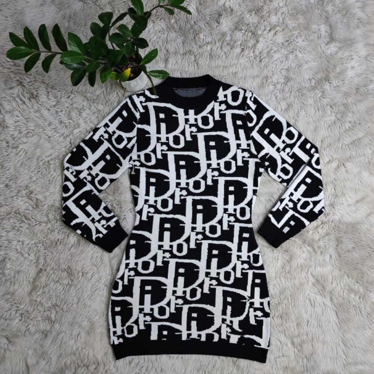 Fashion Knitted Bodycon Dress（M4001）Fashion Knitted Bodycon Dress（M4001）