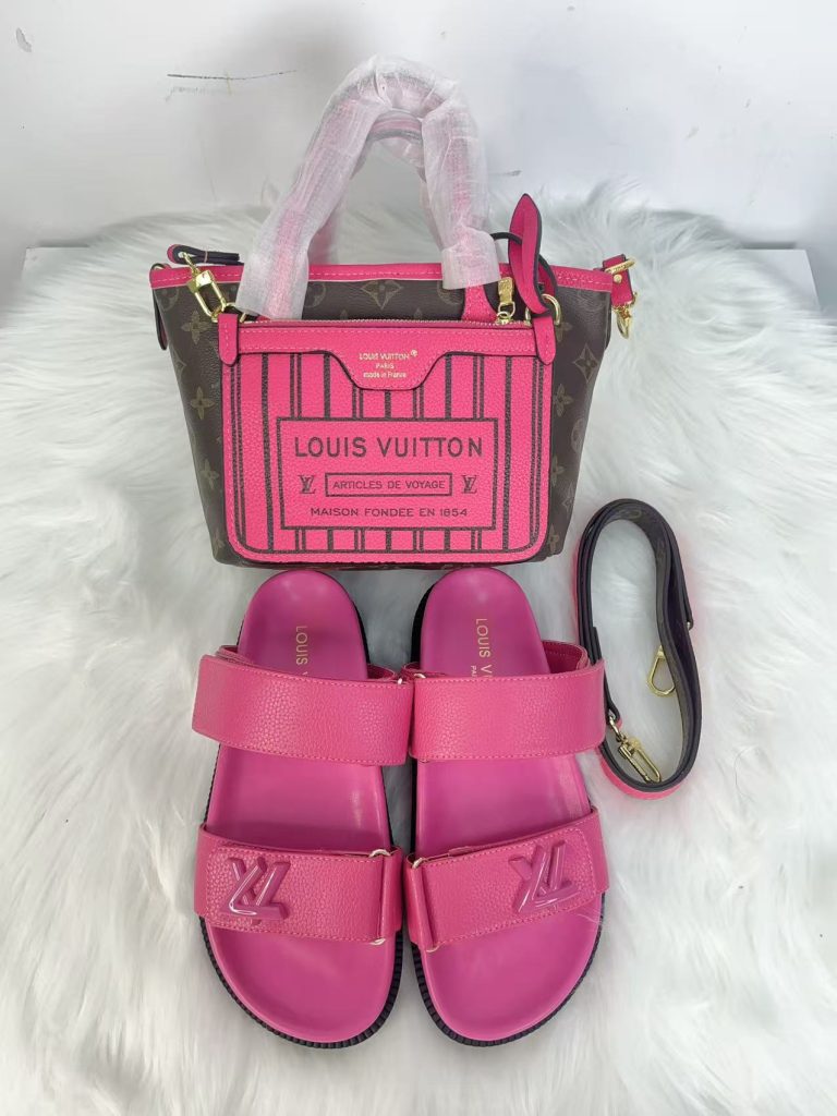 L-Rose Red Bag & Slippers(HD44)L-Rose Red Bag & Slippers(HD44)