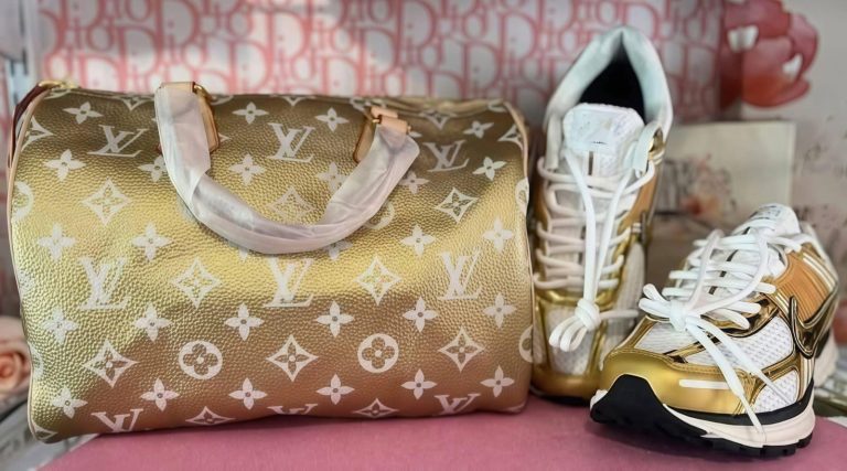 NL Gold Shoes & Bag Set（MZHY1813）NL Gold Shoes & Bag Set（MZHY1813）