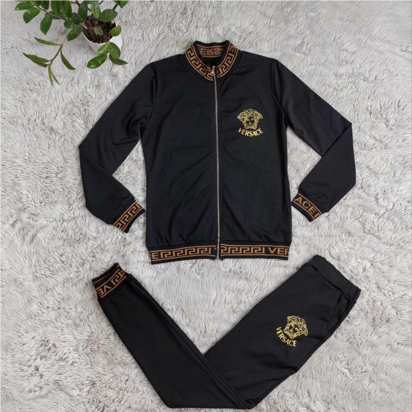 Two Pieces Letter Print Jacket + Pants Set(Q6161)Two Pieces Letter Print Jacket + Pants Set(Q6161)