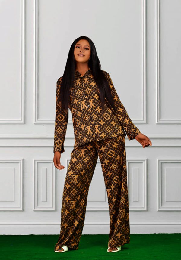 L-Printed Shirt+Pants(J5055)