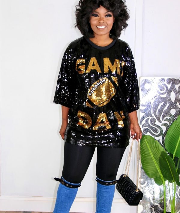 GAME Day Sequin Top(M1225)GAME Day Sequin Top(M1225)