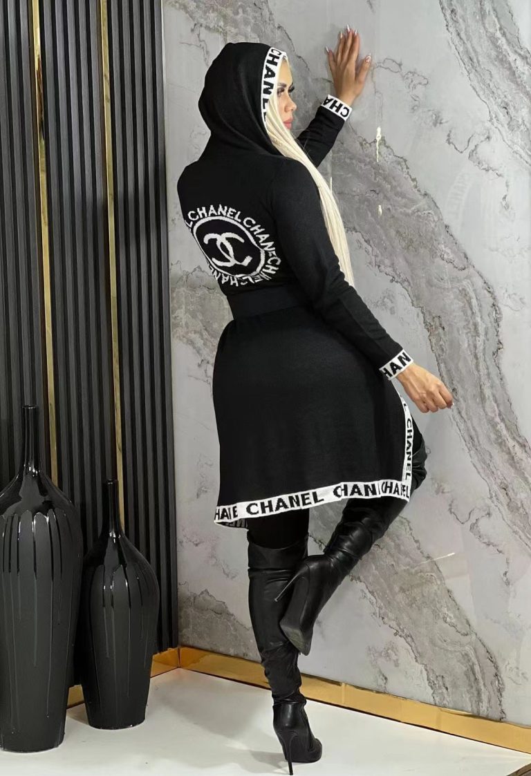C-Long Sleeve Knit Hooded Cardigan(No Belt)(YY9925)C-Long Sleeve Knit Hooded Cardigan(No Belt)(YY9925)