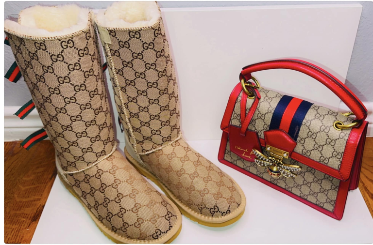 G- Red Bag&Snow Boots (3 Bows) sets(G1023)G- Red Bag&Snow Boots (3 Bows) sets(G1023)