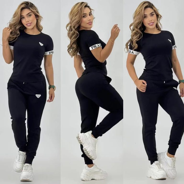 P-Trendy Short-sleeved Top + Trousers(DD0147)P-Trendy Short-sleeved Top + Trousers(DD0147)