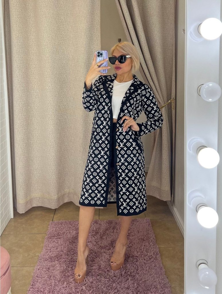 L-Long Knitted Coat(M4083)L-Long Knitted Coat(M4083)