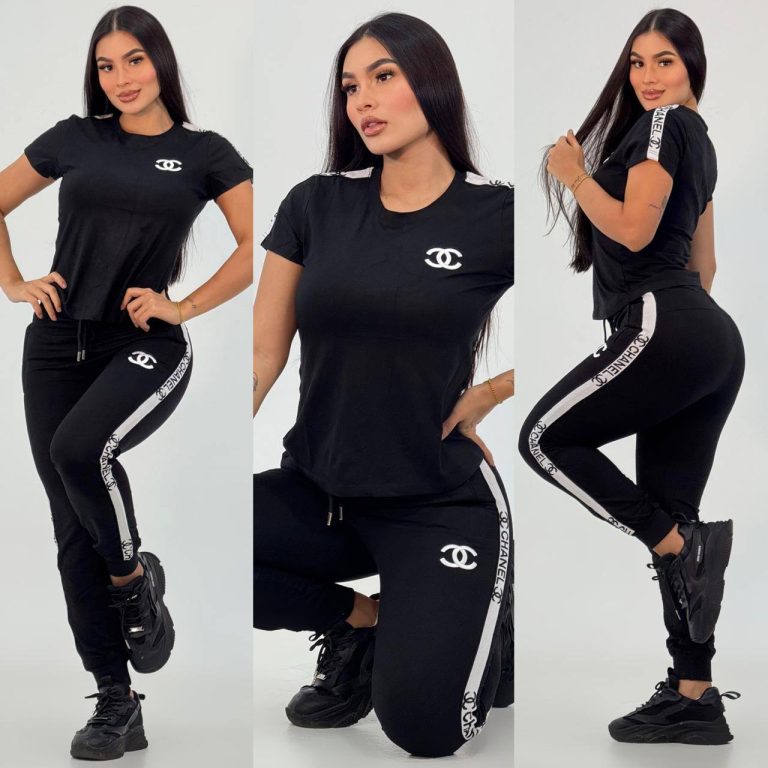 C-Printed Casual Sports Two-piece Set(J5130)C-Printed Casual Sports Two-piece Set(J5130)