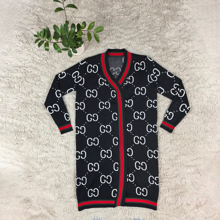 Gucci-Knitted Cardigan Long Coat (M4102)Gucci-Knitted Cardigan Long Coat (M4102)