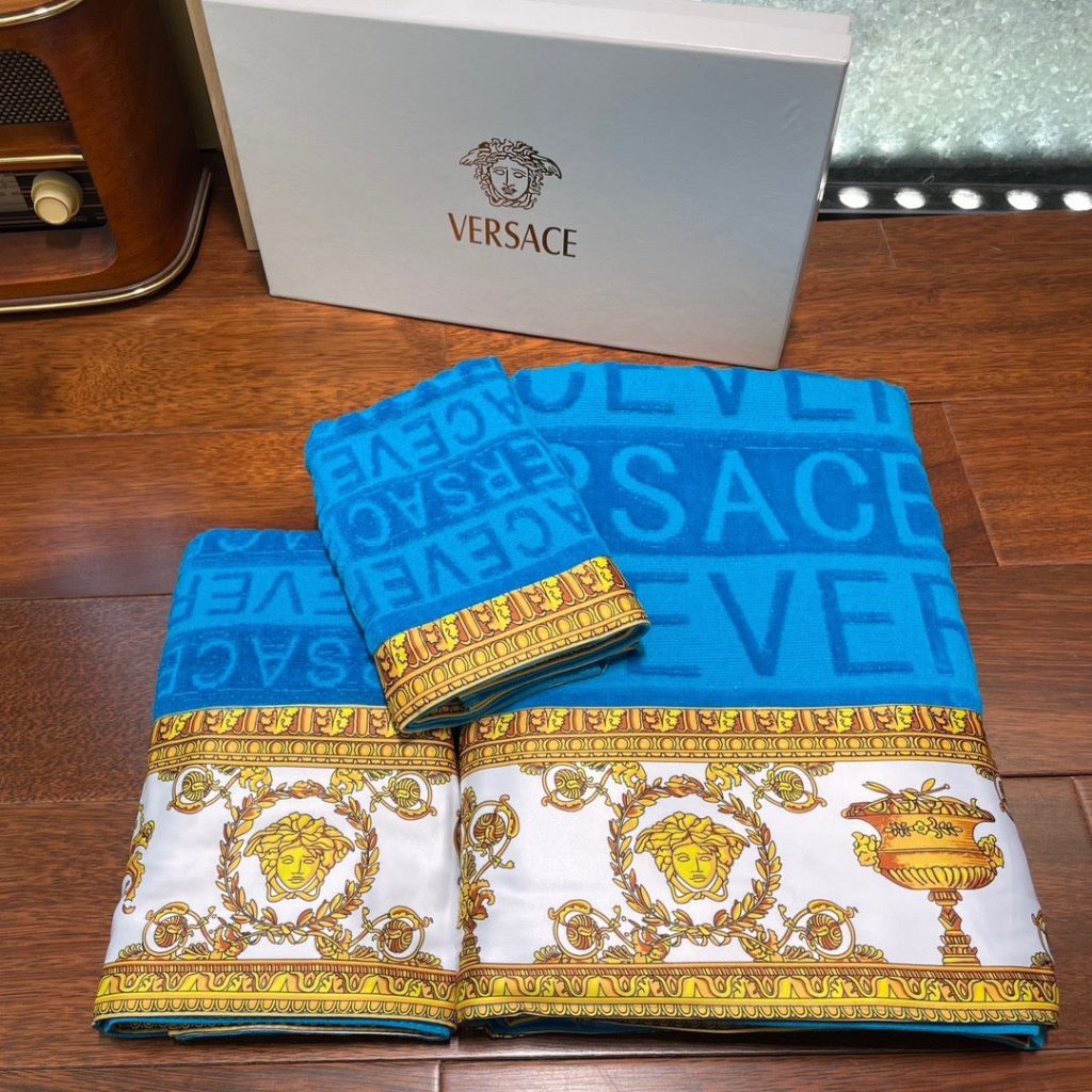 Blue Towel Set, Come with Bath TowelBlue Towel Set, Come with Bath Towel