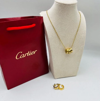 C-Necklace and earrings(DP501)C-Necklace and earrings(DP501)